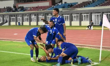 लगातार दोस्रो जितसंगै नेपाल यु २० साफको शीर्षस्थानमा