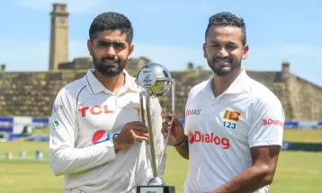 पाकिस्तान र श्रीलंकाबीचको टेष्ट १–१ को बराबरीमा सकियो