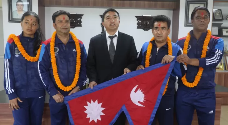 जापान जाने कराते टोलीको बिदाइ