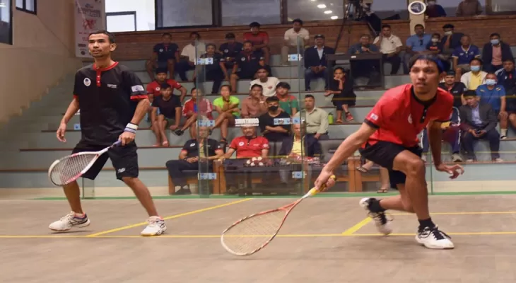 राष्ट्रिय स्क्वास : राज र अजरको विजयी सुरुवात