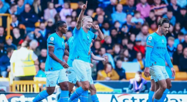 उल्भ्सलाई पराजित गर्दै सिटी शीर्ष स्थानमा उक्लियो