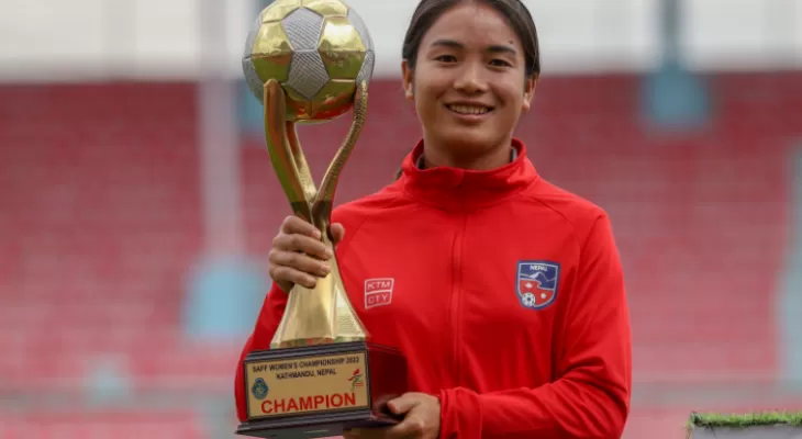 बोल्नेभन्दा पनि खेलेर घरेलु दर्शकमाँझ उपाधि जित्ने हो : कप्तान एन्जिला