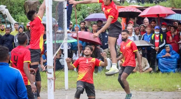 गलकोटलाई गण्डकी प्रदेश अन्तरपालिका भलिबलको उपाधि