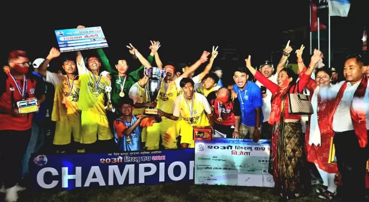 लिस्नुकपको उपाधि आयोजकलाई