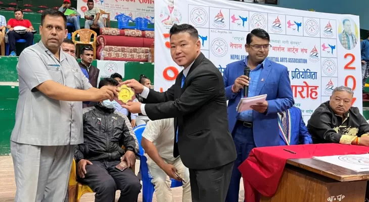 राष्ट्रिय केन्पो खुकुरी प्रतियोगितामा कर्णाली टिम च्याम्पियन