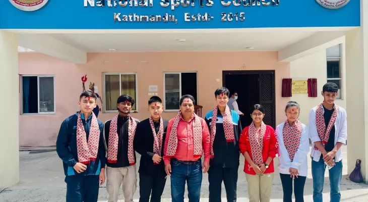 एशियन जुनियर रिजनल च्याम्पियनसिपमा सहभागी हुन जाने ब्याडमिन्टन टोलीको बिदाइ