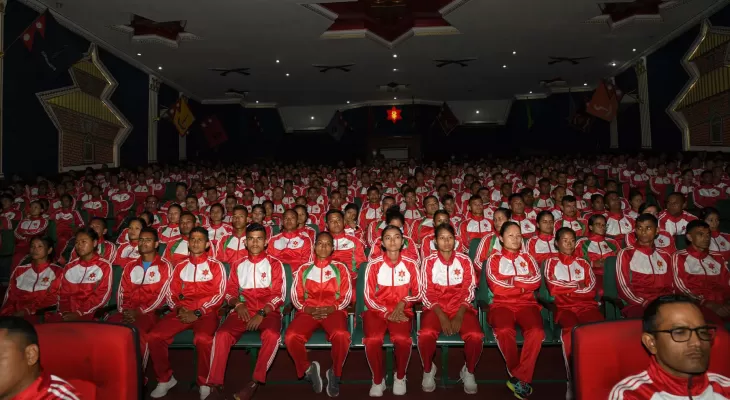 खेलमा अनुशासित रुपमा प्रस्तुत हुन प्रधानसेनापतिको निर्देशन