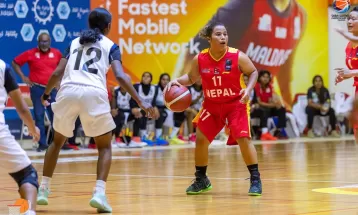 Nepal concede defeat to Maldives in SABA women's basketball championship