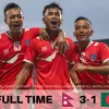 Nepal defeats Bangladesh 3-1 in a friendly