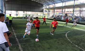 ख्वप कलेज फुटसल प्रतियोगिता सुरु