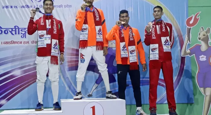 9th National Games: APF wins gold in Fencing