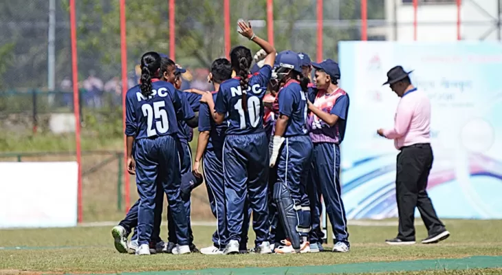 दोस्रो जितसँगै नेपाल प्रहरीको महिला क्रिकेट टोली शिर्ष स्थानमा
