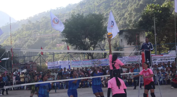 भलिबलले बेनी बजार उत्सवमय