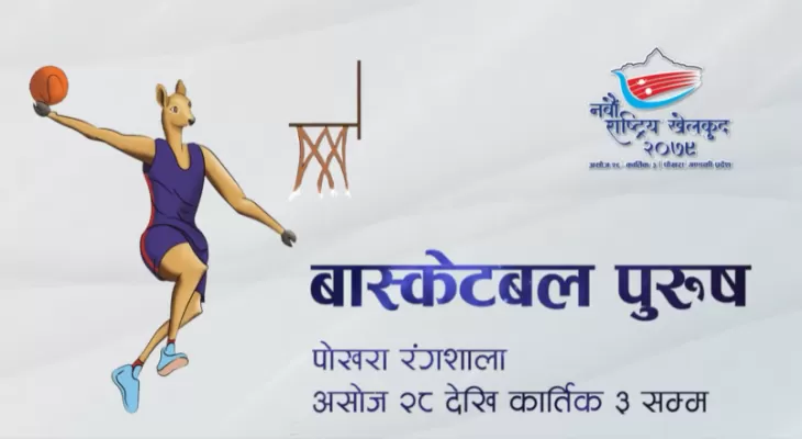 नवौँ राष्ट्रिय खेलकुद : पुरुष बास्केटबलमा आर्मीलाई सफलता