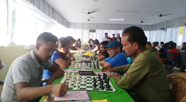 नवौं राष्ट्रिय खेलकुद : बुद्धिचालमा एनआरएनएका आशिष र आर्मीका रुपेसको अग्रता