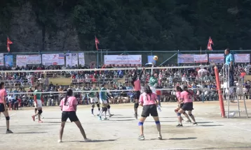 Women’s volleyball: Tribhuwan Army Club defeats Karnali Province