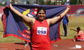 पुलिसकी चन्द्रकलालाई महिला सटपुटमा स्वर्ण पदक