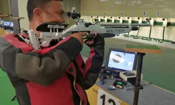 राष्ट्रिय सुटिङ प्रतियोगिता : १० मिटर एयर राइफलमा हरिबहादुरको अग्रता