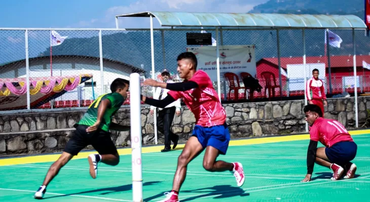 खोखो प्रतियोगितामा लुम्बिनी प्रदेश हाबी