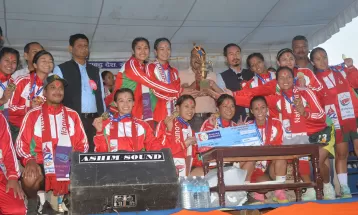 नवौँ राष्ट्रिय खेलकुद : महिला बास्केटबलमा त्रिभुवन आर्मी च्याम्पियन