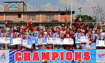 रग्बीको स्वर्णपदक एपिएफ र महिलातर्फ आर्मीलाई