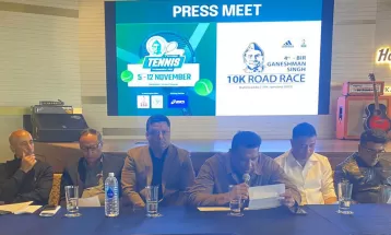 गणेशमान सिंह राष्ट्रिय टेनिस प्रतियोगिता हुँदै