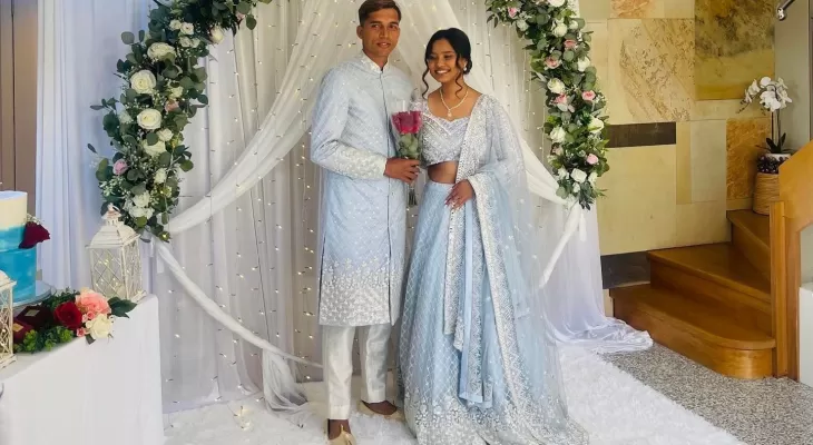 राष्ट्रिय फुटबल टोलीका सदस्य सुमनले इशासँग अस्ट्रेलियामा गरे इन्गेजमेन्ट