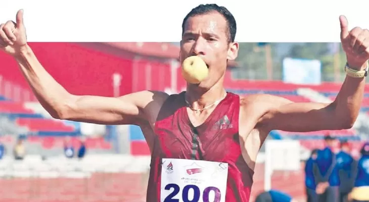 स्वर्णपदक विजेता धावक बुढालाई जुम्लामा सम्मान