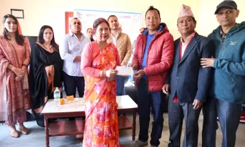 सहारा फुटबल एकेडेमीलाई १५ लाख