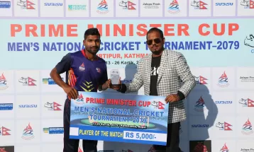 प्रधानमन्त्री कप क्रिकेट : पुलिसको जित