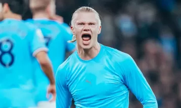 इंग्लिस प्रिमियर लिग : हाल्यान्डको गोलमा म्यानचेस्टरले फुलहमलाई हरायो