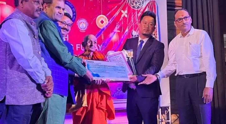 लामालाई भारतमा ‘लाइफ टाइम अचिभ्मेन्ट’ अवार्ड