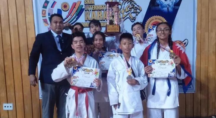एसकेआईए अन्तर्राष्ट्रिय कराते च्याम्पियनसिपमा नेपाललाई ७ स्वर्ण
