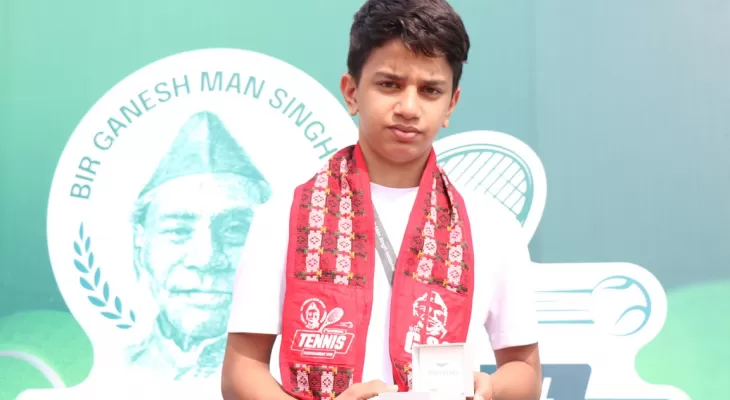 वीर गणेशमान सिंह राष्ट्रिय टेनिसः सुनीरा र आयुष्मानलाई उपाधि