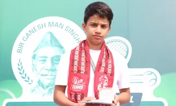 वीर गणेशमान सिंह राष्ट्रिय टेनिसः सुनीरा र आयुष्मानलाई उपाधि