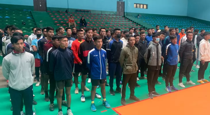 एसियन सेन्ट्रल जोन भलिबल च्याम्पियनसिपका लागि खेलाडी छनोट