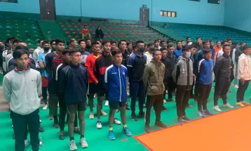 एसियन सेन्ट्रल जोन भलिबल च्याम्पियनसिपका लागि खेलाडी छनोट