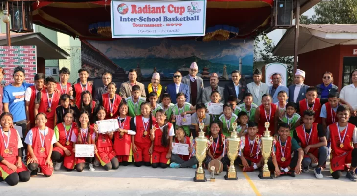 अन्तरविद्यालय बास्केटबल प्रतियोगिताको उपाधि निम्स र युनिकलाई