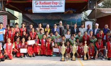 अन्तरविद्यालय बास्केटबल प्रतियोगिताको उपाधि निम्स र युनिकलाई