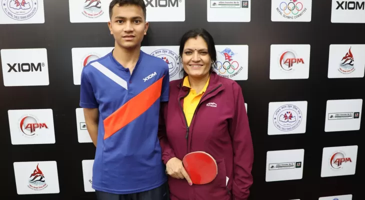 भेट्रान टेबलटेनिस : आशिष र इन्डिरालाई स्वर्ण