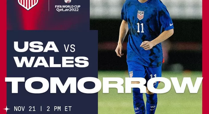 USA, Wales Looking For Good Start in World Cup Tomorrow