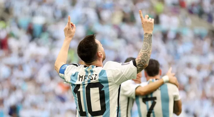 फिफा विश्वकप : पहिलो हाफमा अर्जेन्टिना १–० ले अगाडि