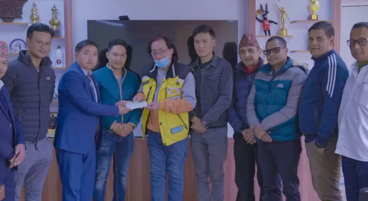 फुटबलर प्रिजेनलाई आर्थिक सहयोग