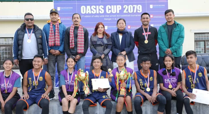 रेडिअन्ट र एनसीसीएसलाई ओएसिस कप