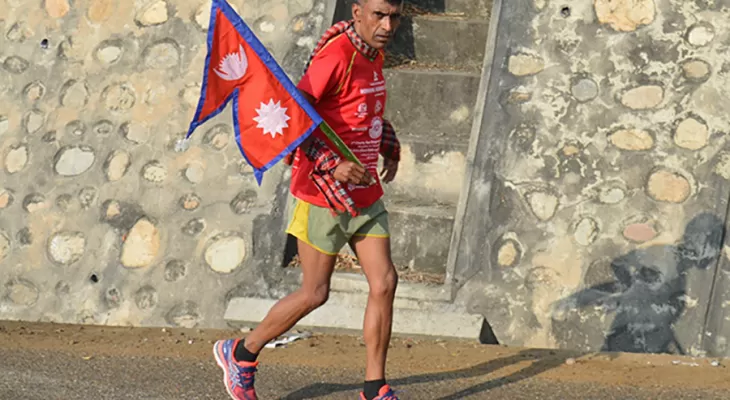 लामो दूरीका धावक कार्कीको दौड पूरा