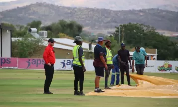 नेपालले नामिबियाबीचको खेल बर्षाको कारण रोकियो