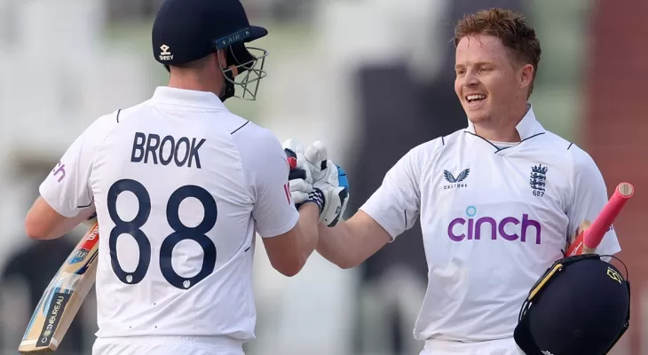 पाकिस्तान बिरुद्धको टेस्टमा इङल्याण्डले पहिलो इनिङ्समा बनायो ६५७ रन