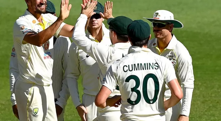 वेस्ट इन्डिजविरुद्ध पहिलो टेस्ट अस्ट्रेलियाले जित्यो