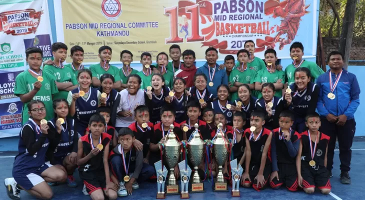 हेम्स, इनोभेटिभ र काठमाडौं जेभियर्स च्याम्पियन