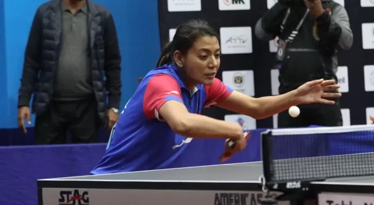 दक्षिण एसियाली क्षेत्रीय टेबलटेनिस छनोटमा नविताको जित